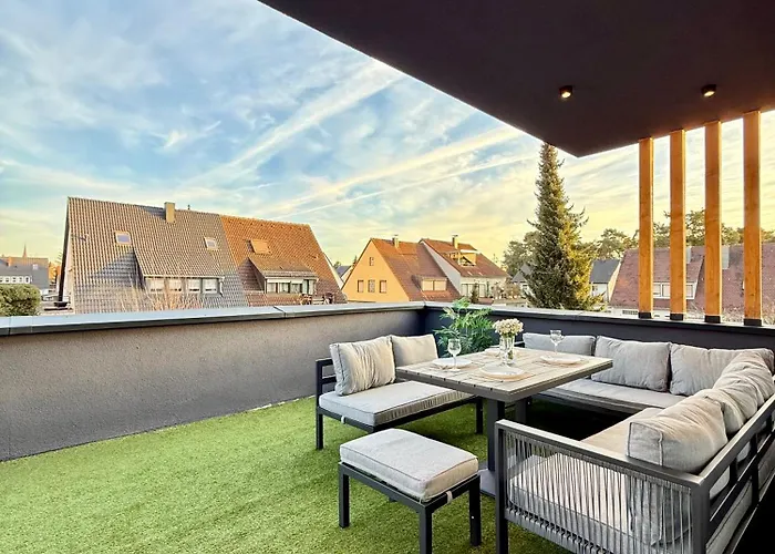 Moderne Terrassenwohnung In