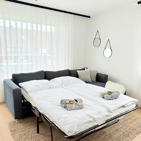 Апартаменты Moderne Terrassenwohnung In