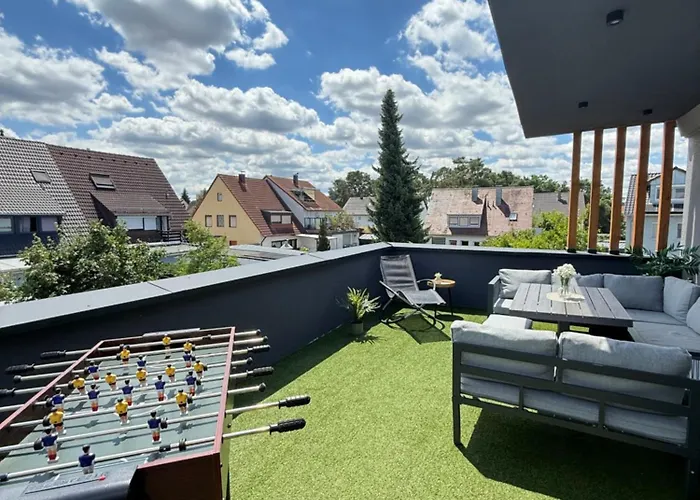 Moderne Terrassenwohnung In Apartment